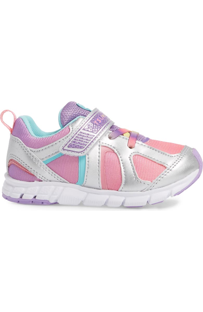 Tsukihoshi Rainbow Washable Sneaker, Alternate, color, Silver/ Lavender