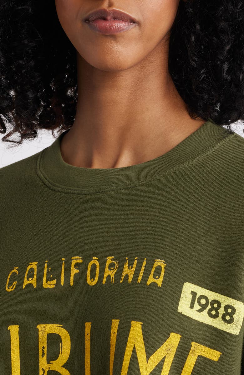 Daydreamer California Sublime Crop Graphic Sweatshirt, Alternate, color, 