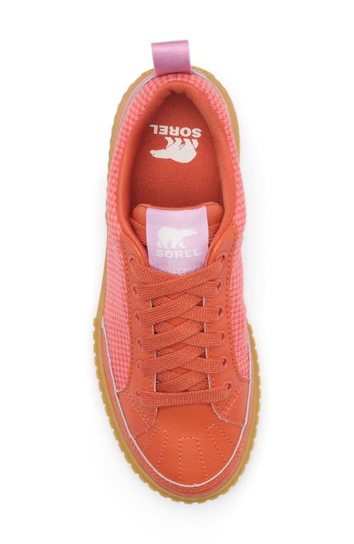 Sorel Ona Ave Waterproof Low Top Sneaker In Tuscan/gum
