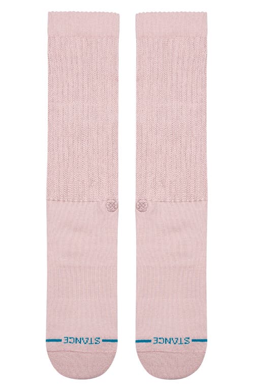 Stance Icon Slouch Crew Socks In Pink