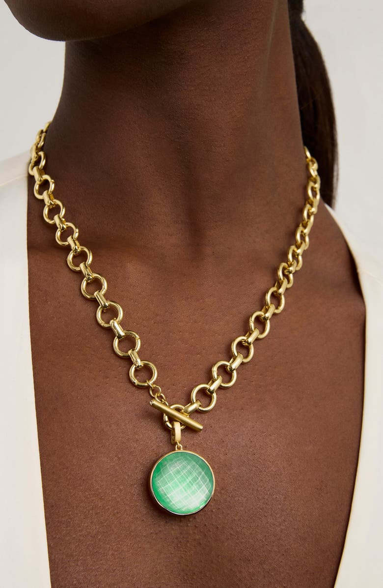 Dean Davidson Knockout Collar Necklace, Alternate, color, Banyan Green