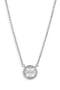 Pavé Logo Pendant Necklace