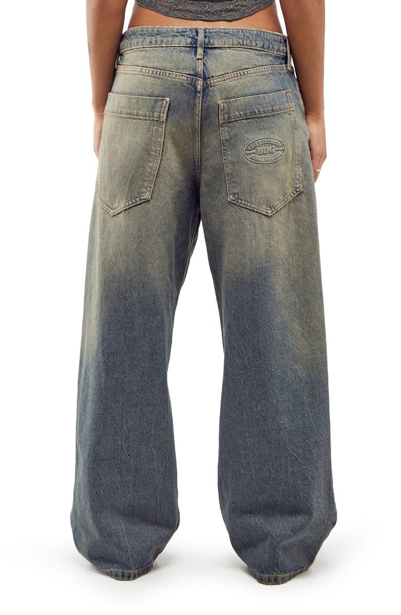 BDG Urban Outfitters Jaya Tinted Low Rise Wide Leg Jeans, Alternate, color, 