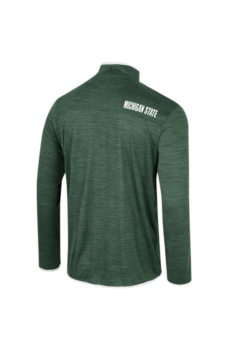 COLOSSEUM Men's Colosseum Green Michigan State Spartans Wright Quarter-Zip Windshirt, Alternate, color, 