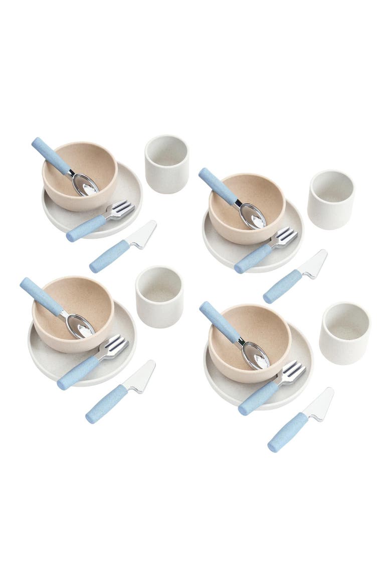 Breakfast Tableware Set - 24 Pieces, Main, color, Multicolored