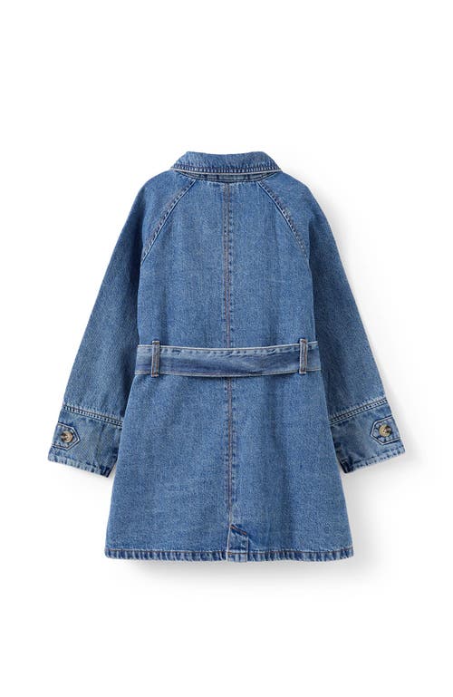 Cotton On Kids Kid's Natasha Trench Coat In Blue