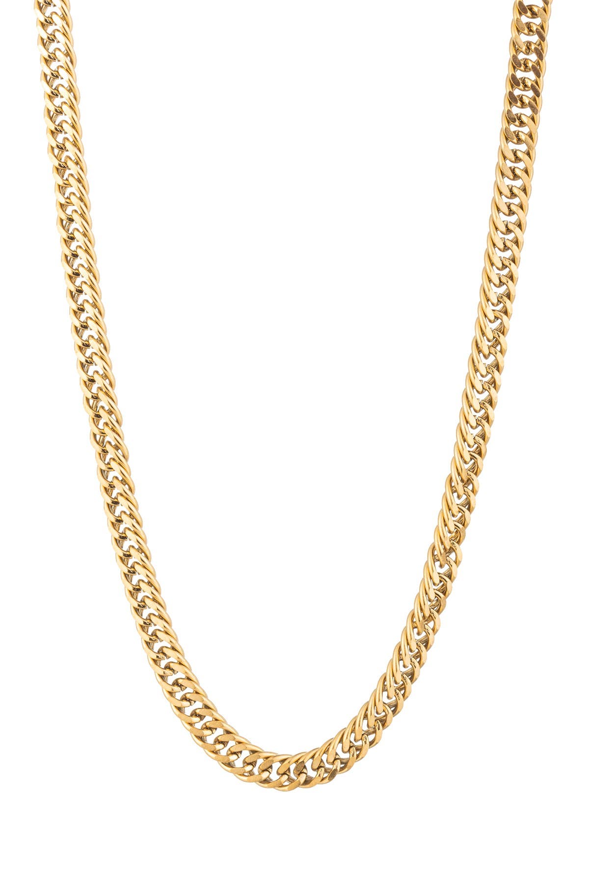 EYE CANDY LOS ANGELES Oliver Cuban Link 7mm Titanium Chain (Men ...