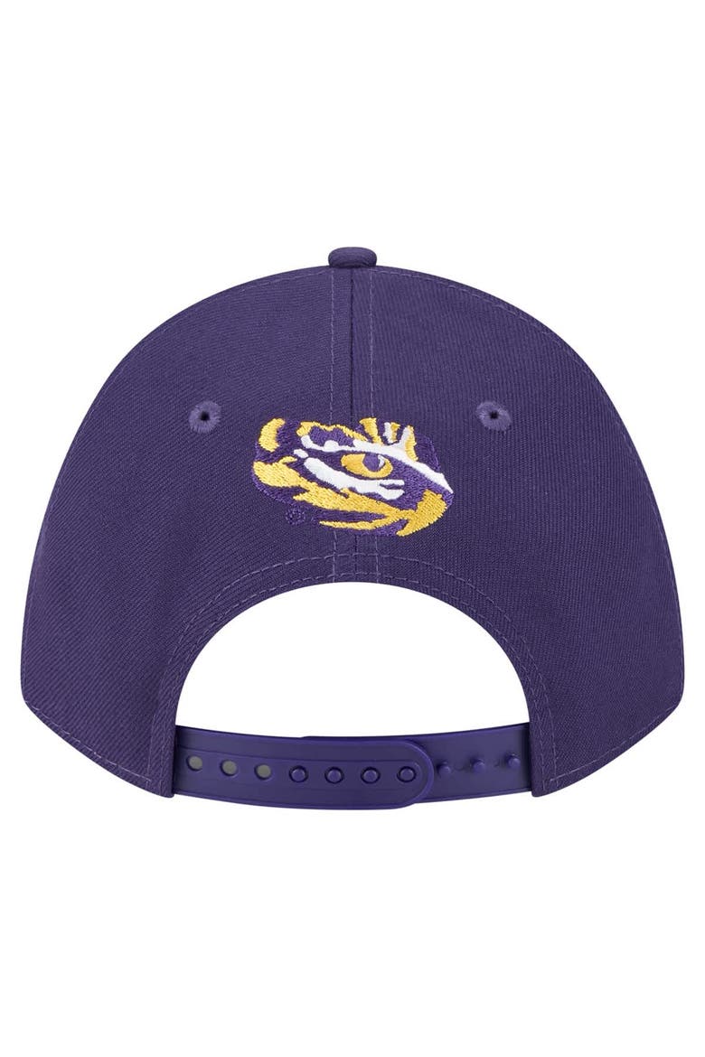 Men's New Era Purple LSU Tigers Team Collective 9FORTY M-Crown Adjustable Hat, Alternate, color, Purple