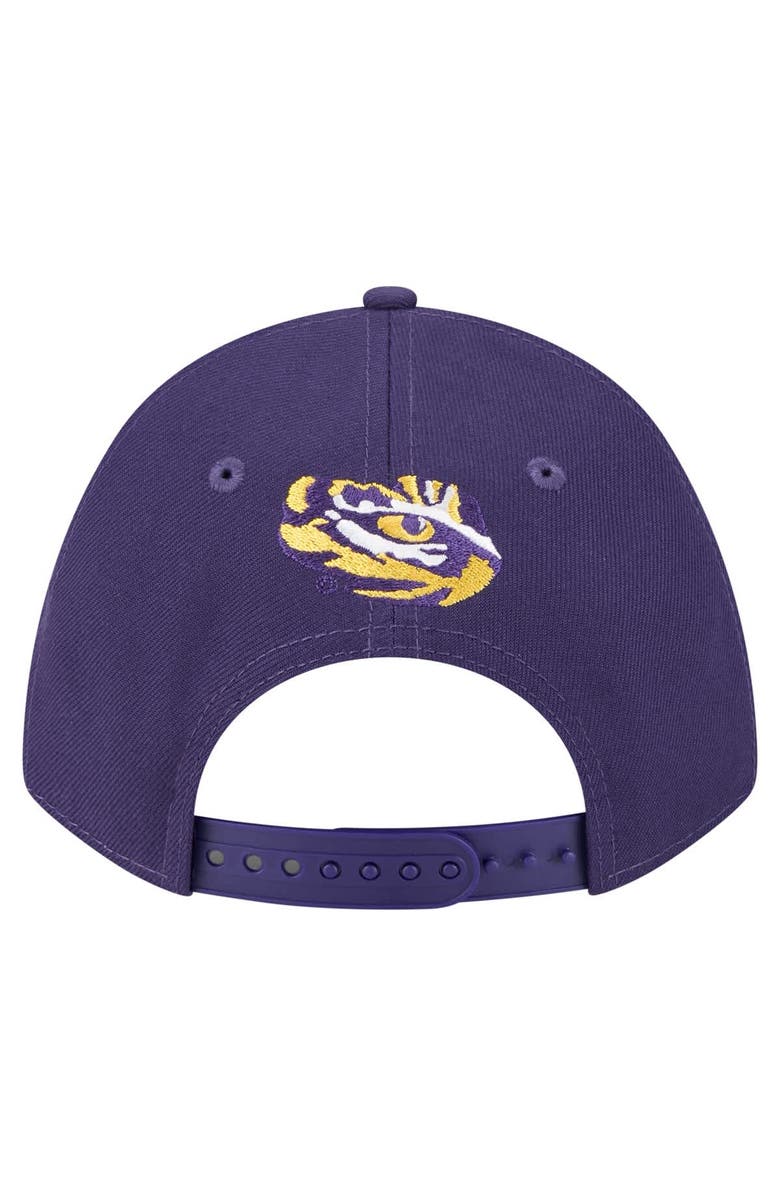 New Era Men's New Era Purple LSU Tigers Team Collective 9FORTY M-Crown Adjustable Hat, Alternate, color, Purple