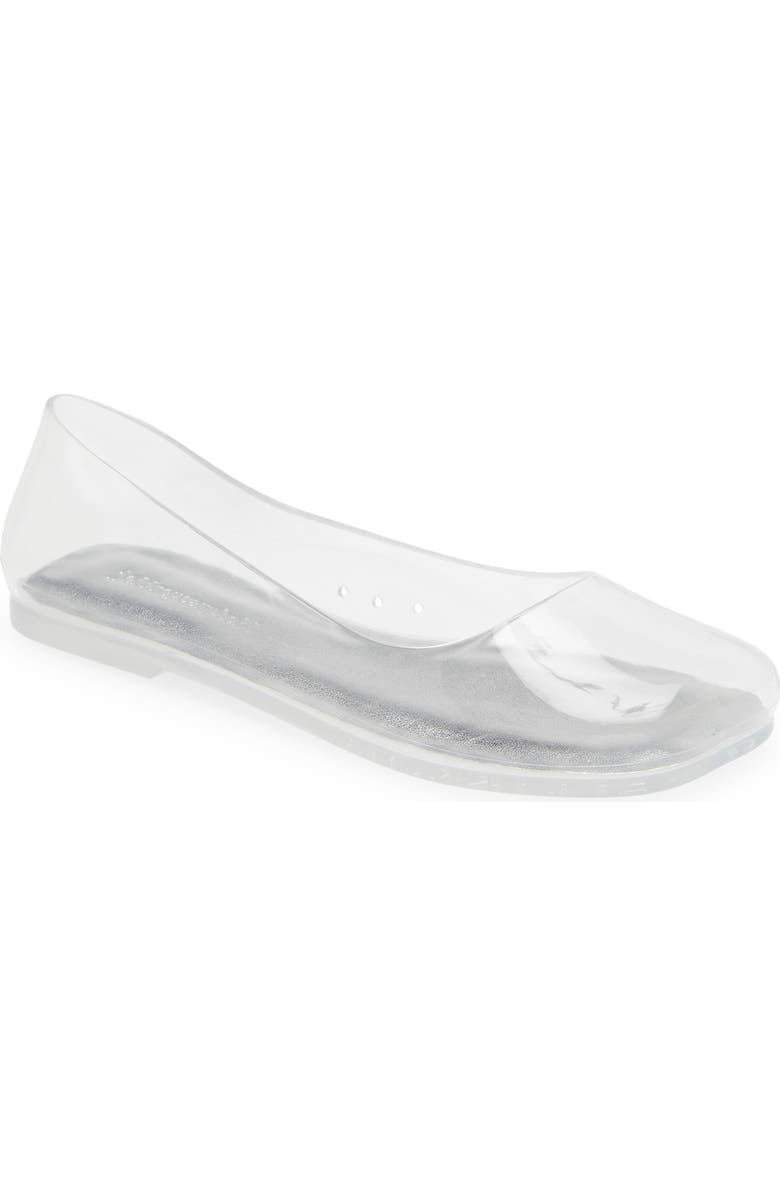 Jeffrey Campbell Balanced Clear Flat, Main, color,