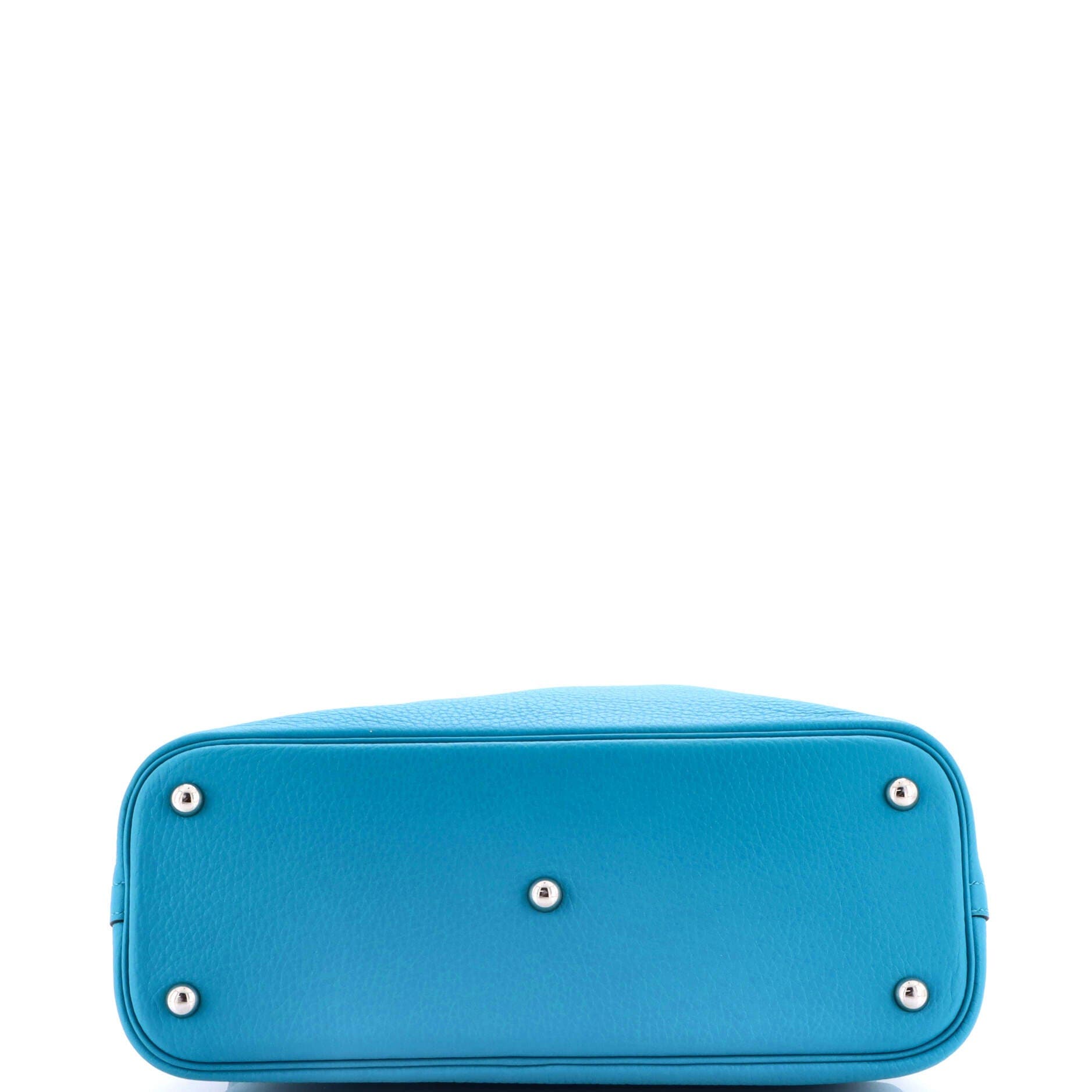 Pre-Owned Hermes Bolide Bag Clemence 31, Alternate, color, Turquoise