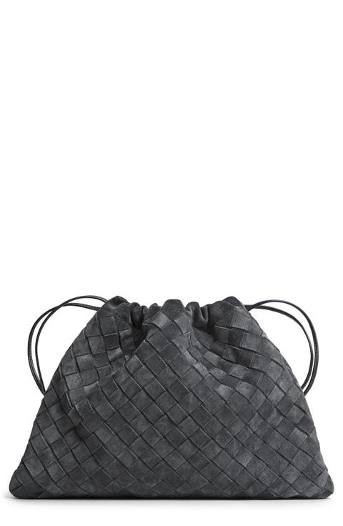 Medium Dustbag Intrecciato Suede Bag