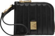 Kate Spade New York deco quilted leather card case