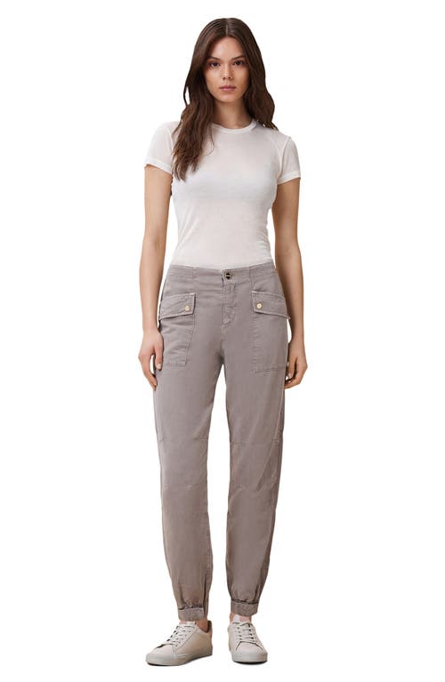 Allsaints Val Twill Cargo Pants In Gray