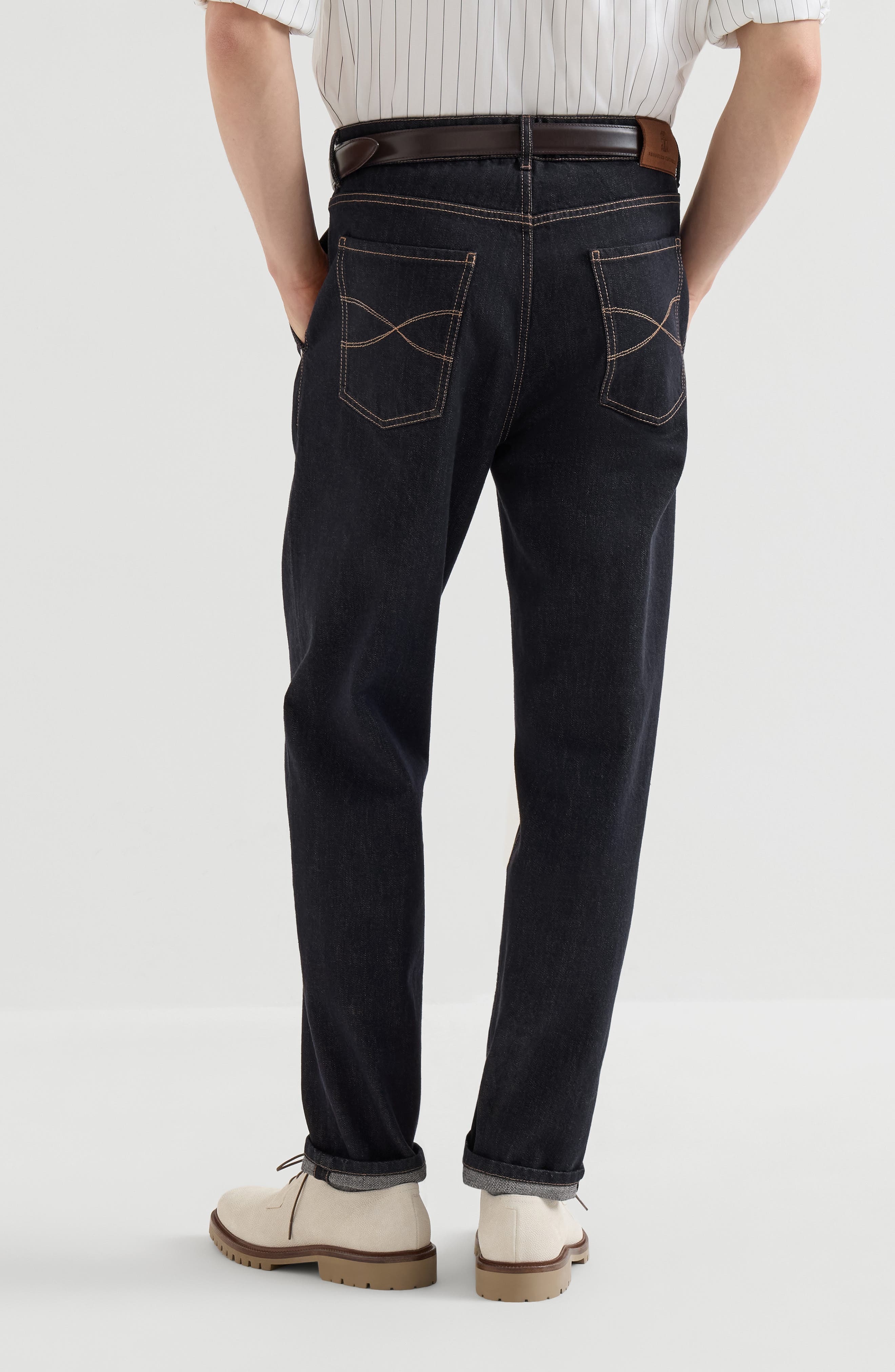 Brunello Cucinelli No-fade denim iconic fit trousers (Men) | Nordstrom