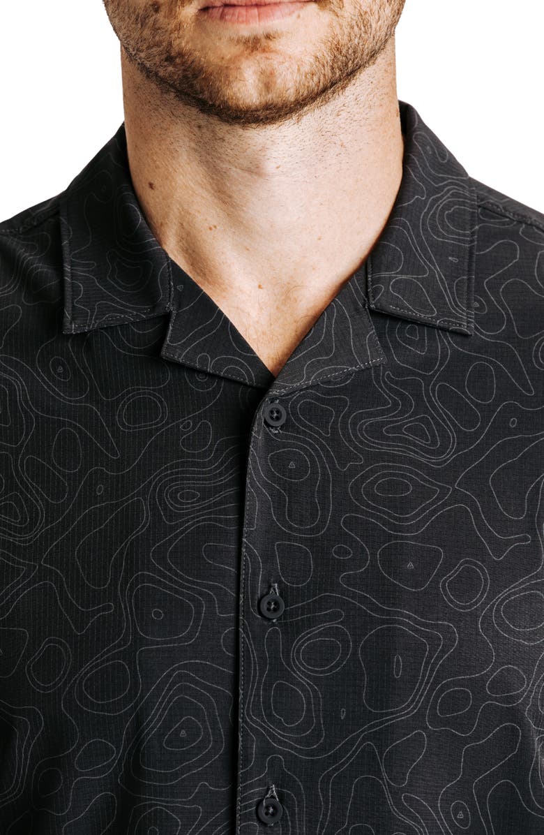 Western Rise Outbound Performance Camp Shirt, Alternate, color, Black