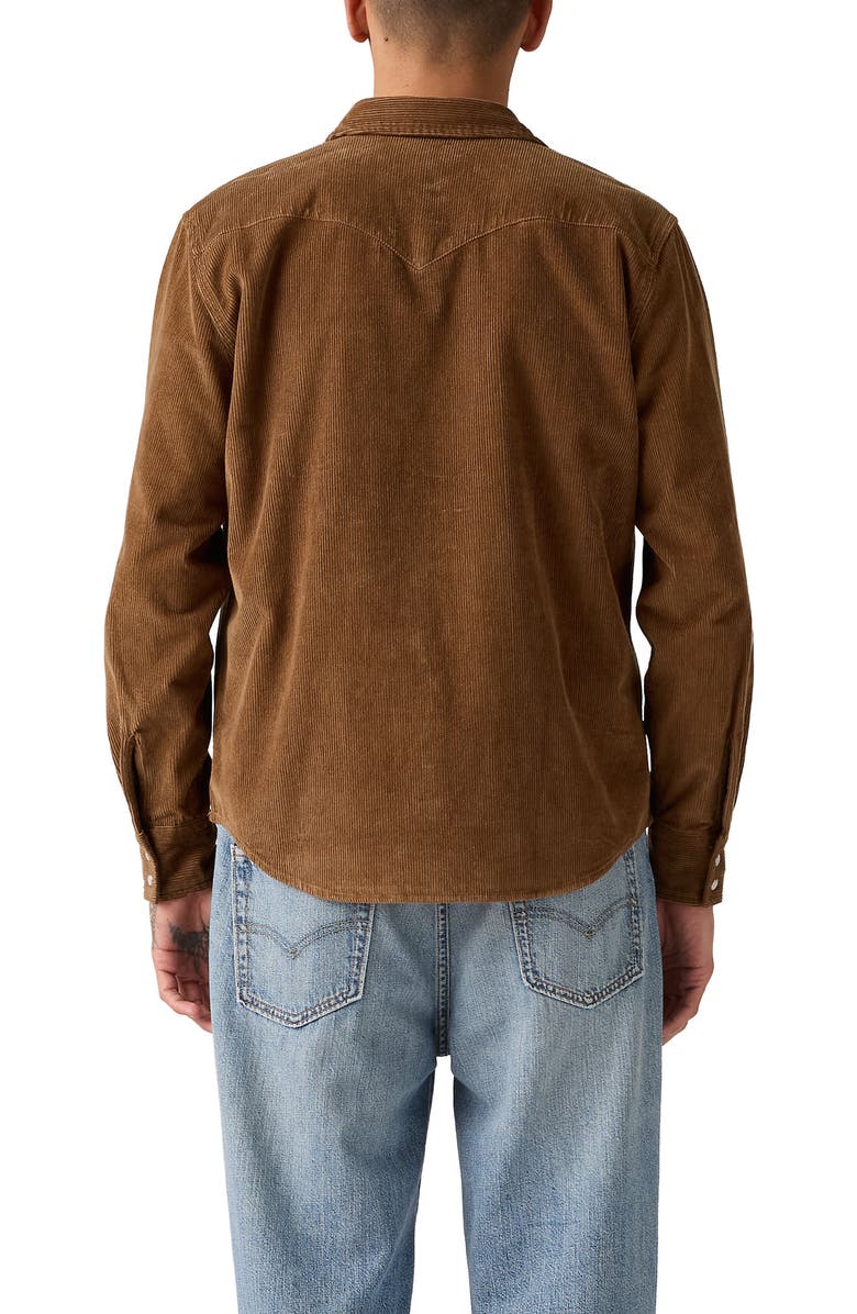 Levi's Classic Western Standard Long Sleeve Button-Up Shirt, Alternate, color, Bison