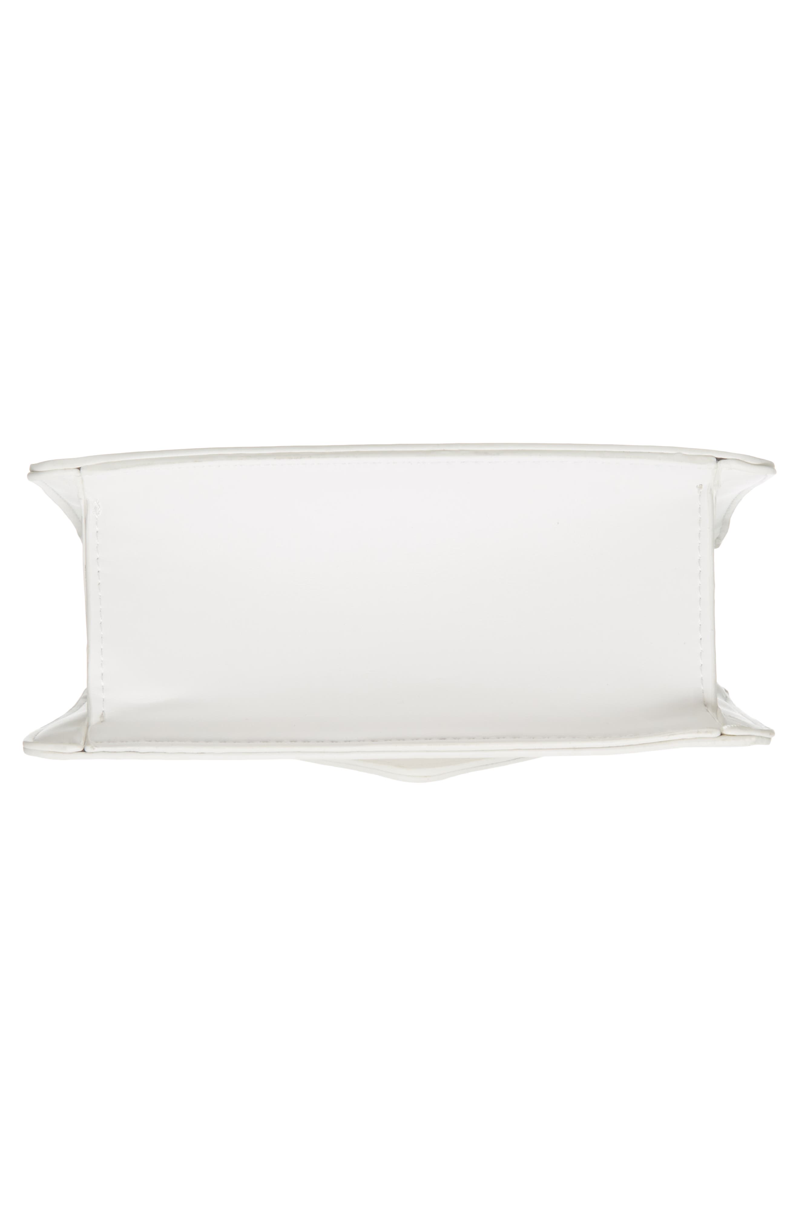 Street Level Envelope Flap Faux Leather Crossbody Satchel, Alternate, color, 