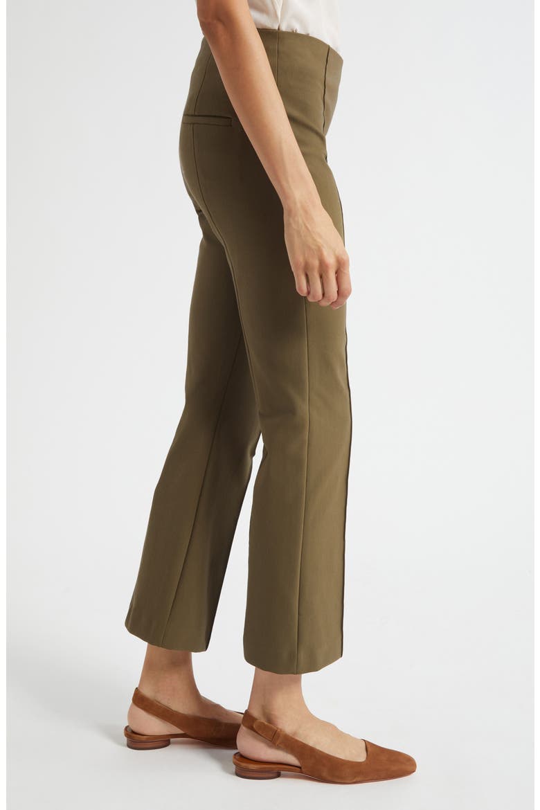 Niki Mid Rise Crop Flare Pants, Alternate, color, CYPRESS