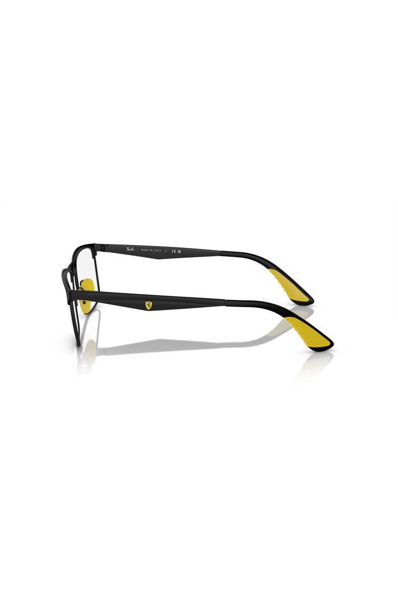 55mm Rectangle optical glasses, Alternate, color, Black