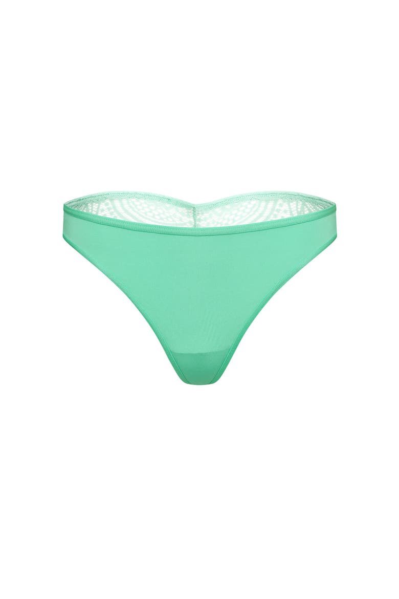 Cassidie Thong Panties, Alternate, color, Light green