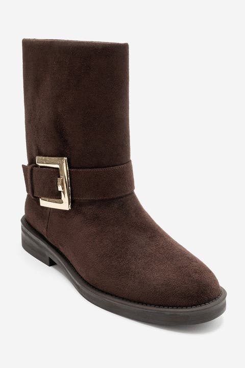Davie Buckled Ankle Boot