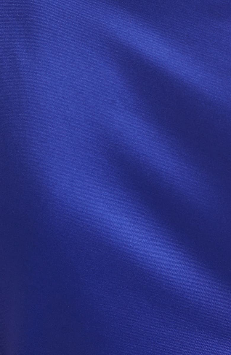 Victoria Beckham Draped Stretch Jersey Gown, Alternate, color, Bright Indigo