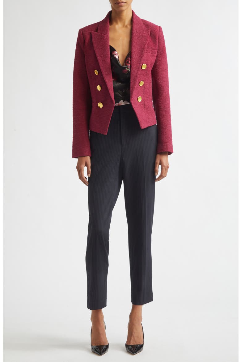 Rebel Pinstripe Pants, Alternate, color, MIDNIGHT/ IVORY PINSTRIPE