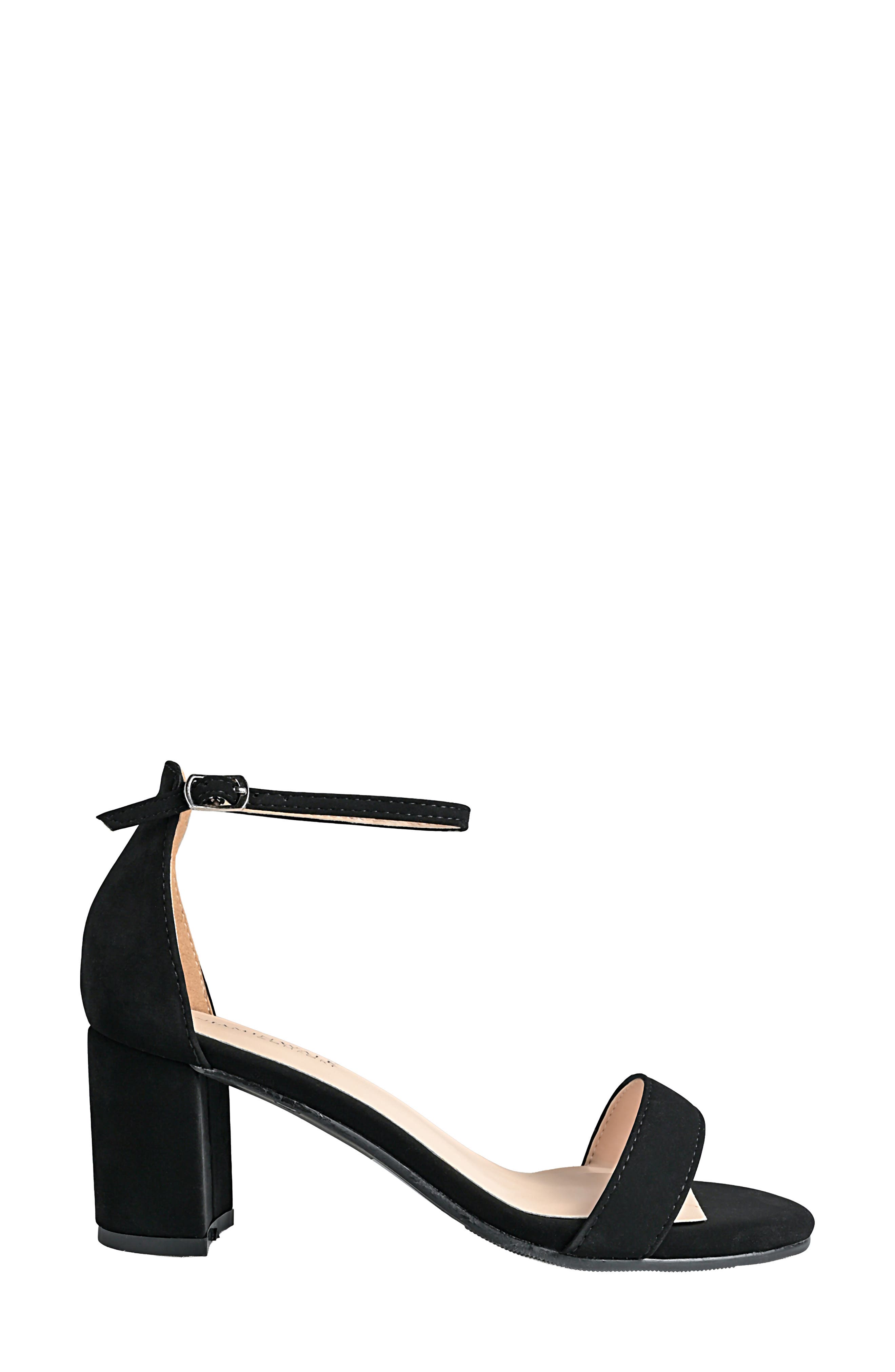January Block Heel Sandal, Alternate, color, BLACK