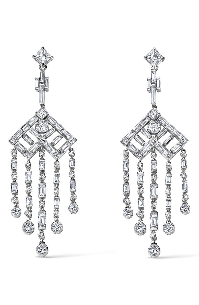 Mindi Mond Diamond Chandelier Drop Earrings, Main, color, 