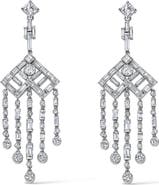 Mindi Mond Diamond Chandelier Drop Earrings