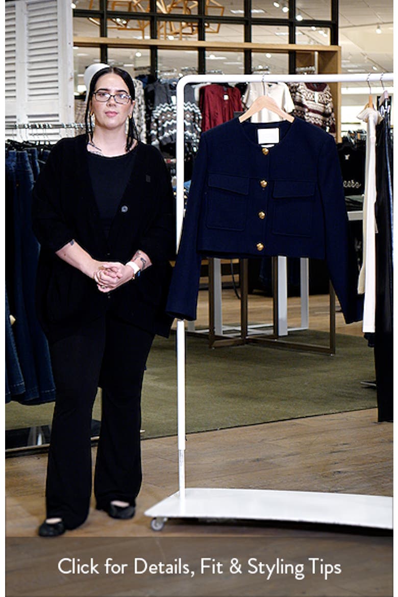 Sophia Crop Wool Jacket video