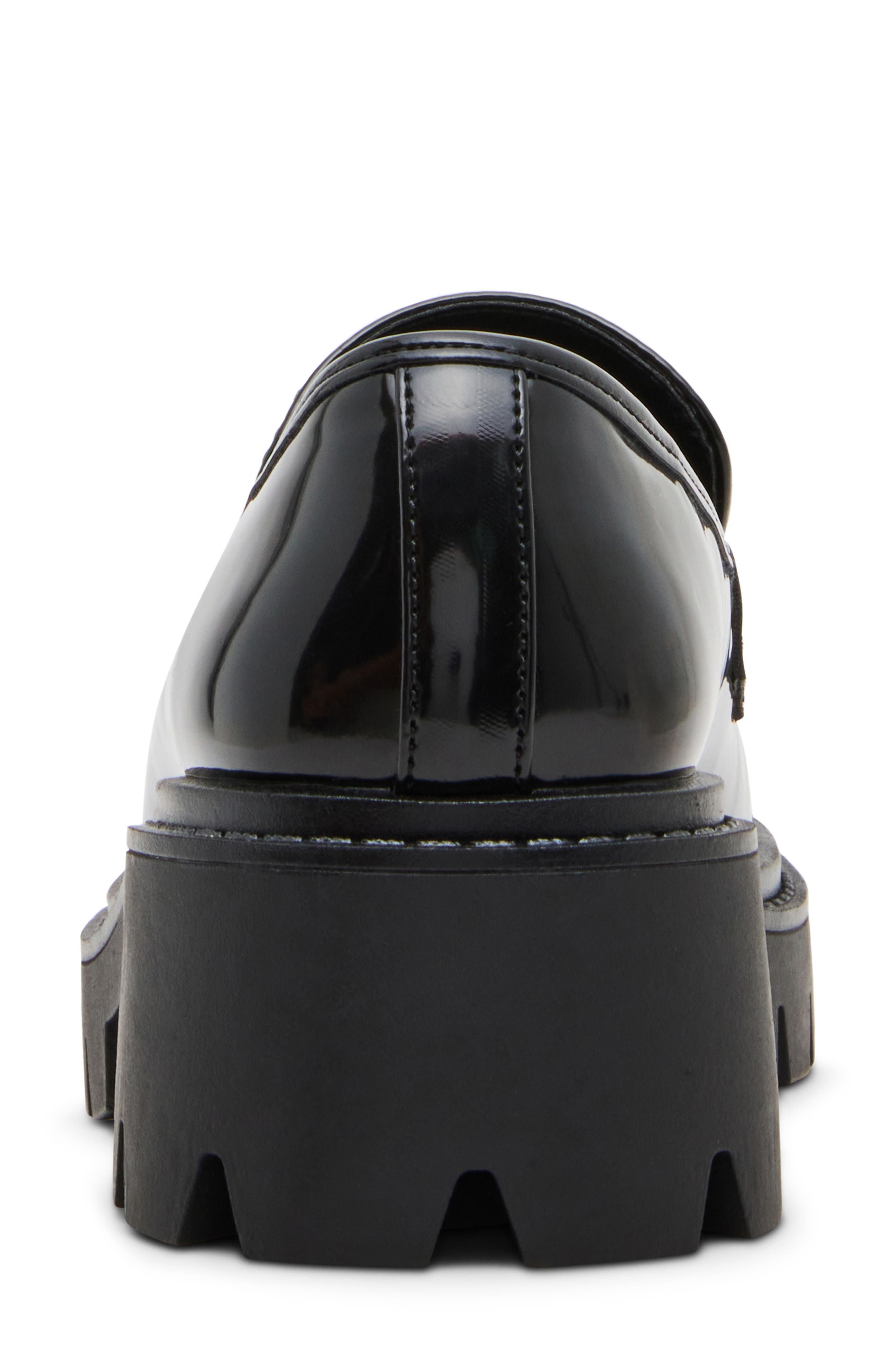 Milliee Faux Leather Penny Loafer, Alternate, color, BLACK BOX