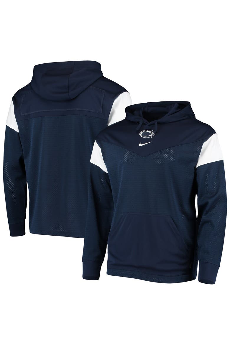 Men's Nike Navy Penn State Nittany Lions Sideline Jersey Pullover Hoodie, Main, color, Navy