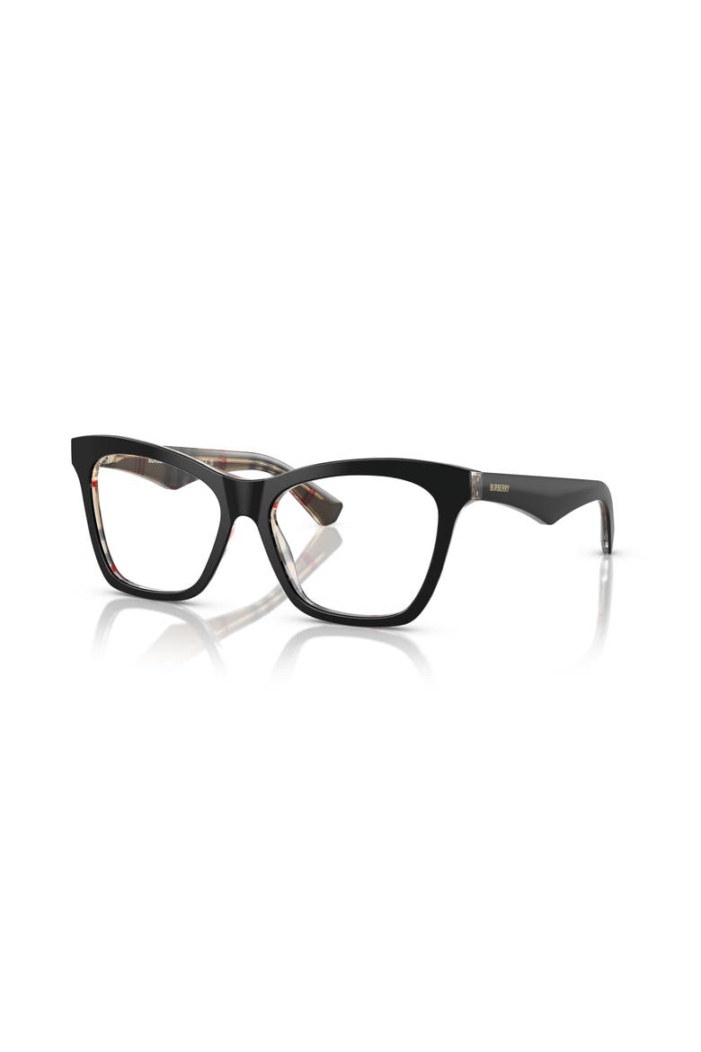 54mm Cat Eye optical glasses, Main, color, Black