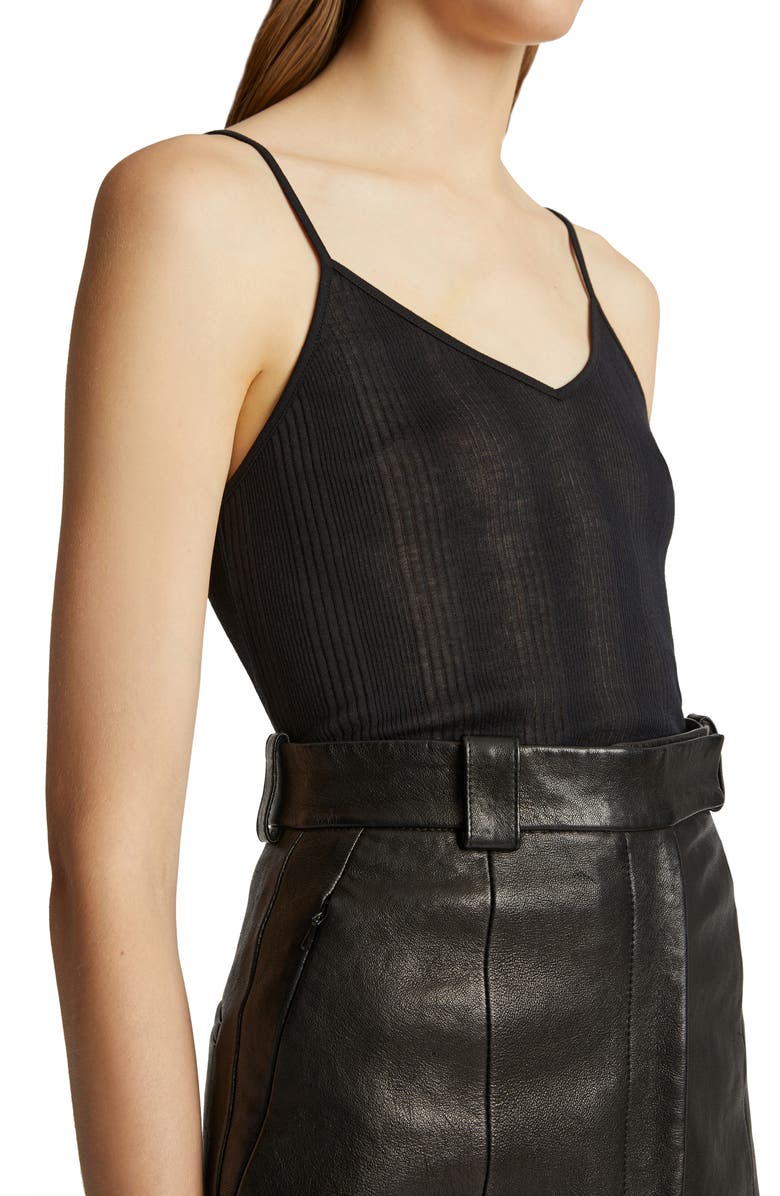 Khaite The Mona Sheer Rib Camisole, Alternate, color,