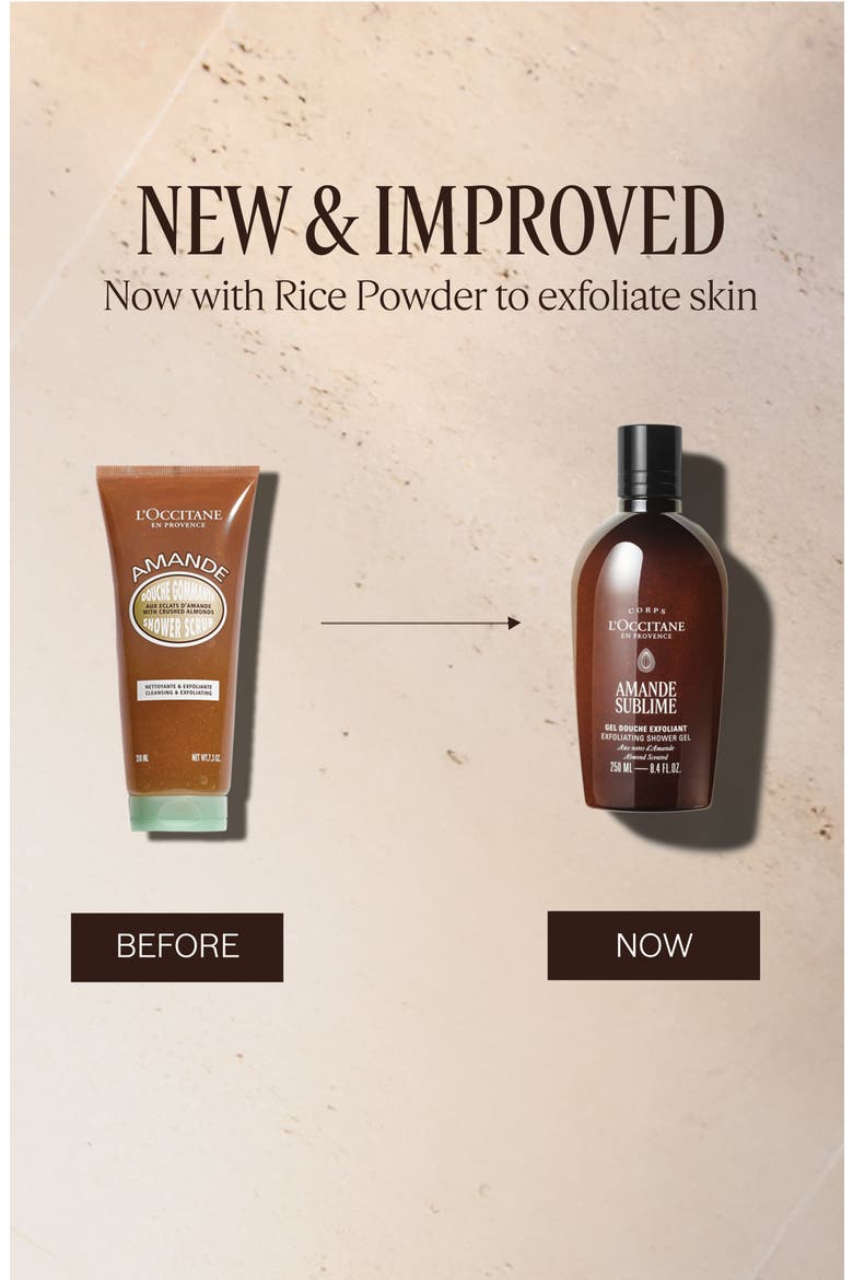 Almond Exfoliating Shower Scrub, Alternate, color, NO COLOR