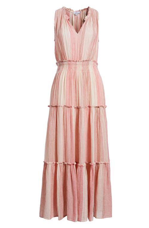 Rails Loulou Stripe Sleeveless Linen Blend Maxi Dress