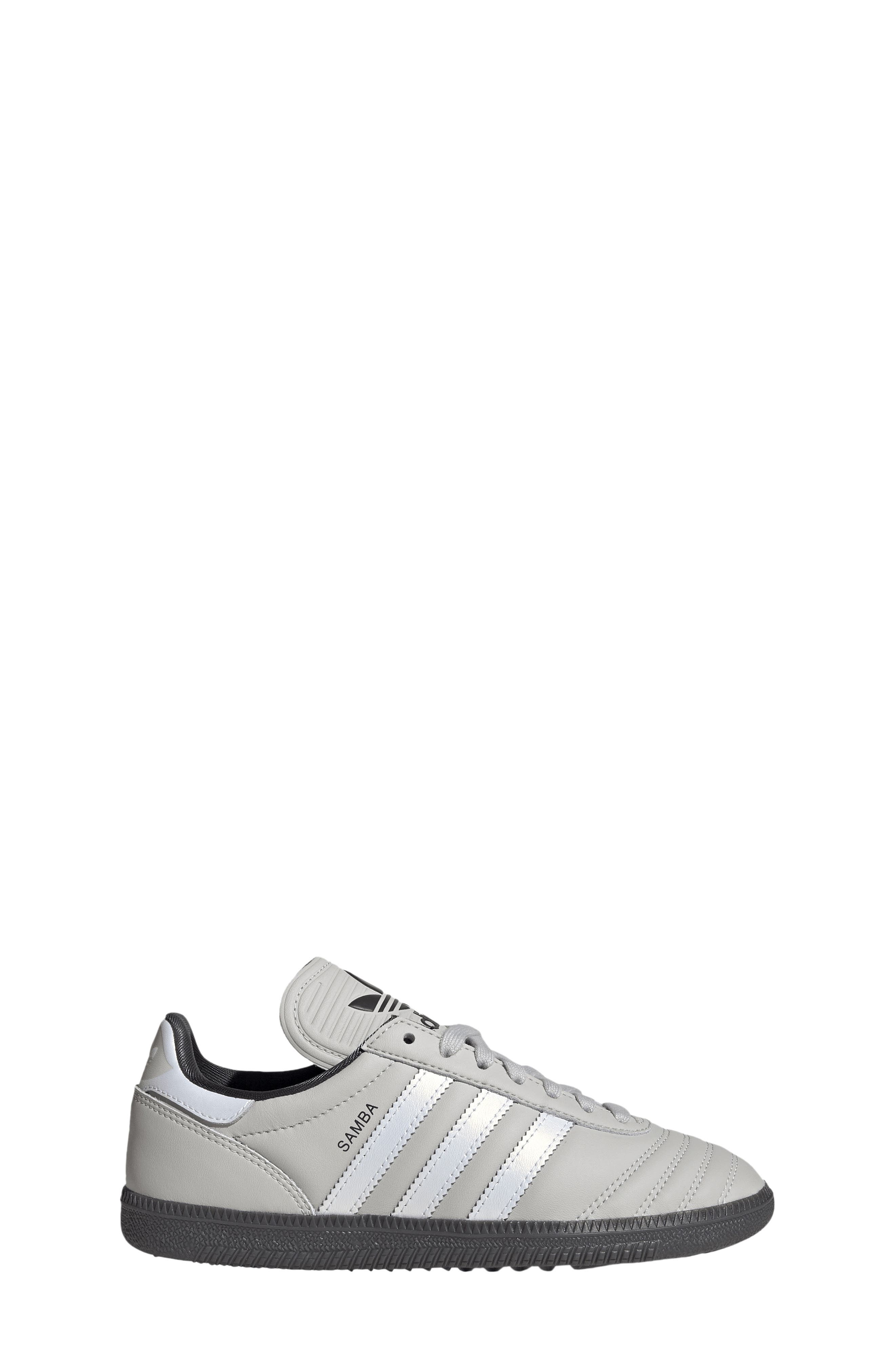 adidas Kids' Samba JP Sneaker, Alternate, color, Grey / Off White/ Black