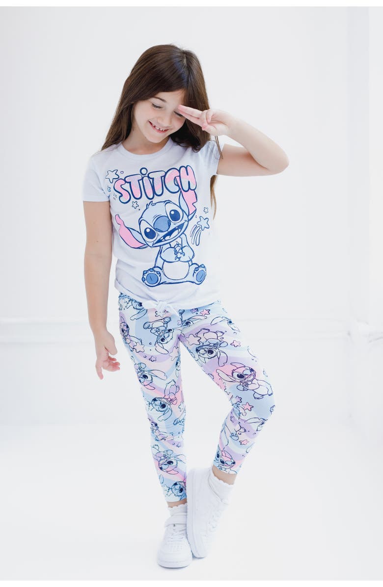 Disney T-Shirt & Leggings Set, Alternate, color, Blue