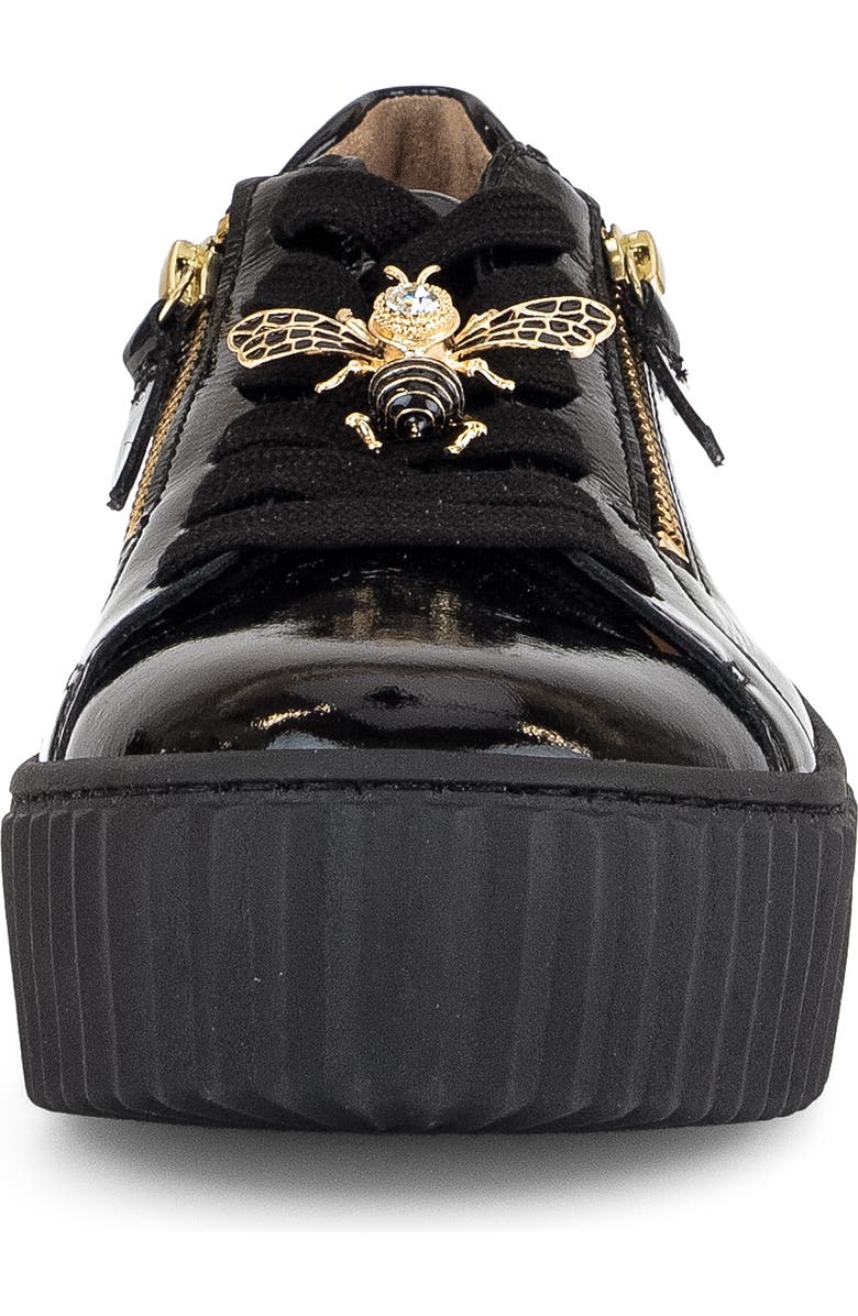 Gabor Platform Zip Sneaker, Alternate, color,