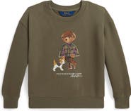 Polo Ralph Lauren Kids' Polo Bear Graphic Fleece Sweatshirt