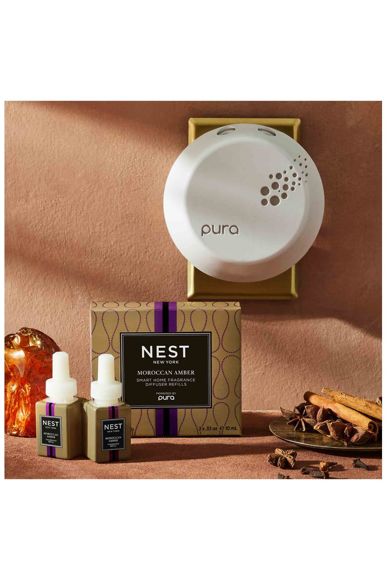 New York Pura Smart Home Fragrance Diffuser Refill Duo, Alternate, color, MOROCCAN AMBER
