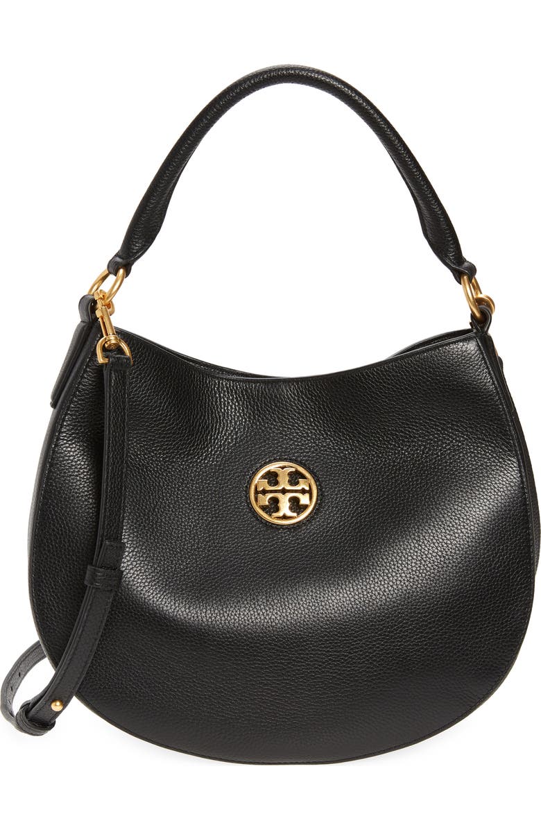 Tory Burch Carson Leather Hobo Bag, Main, color,