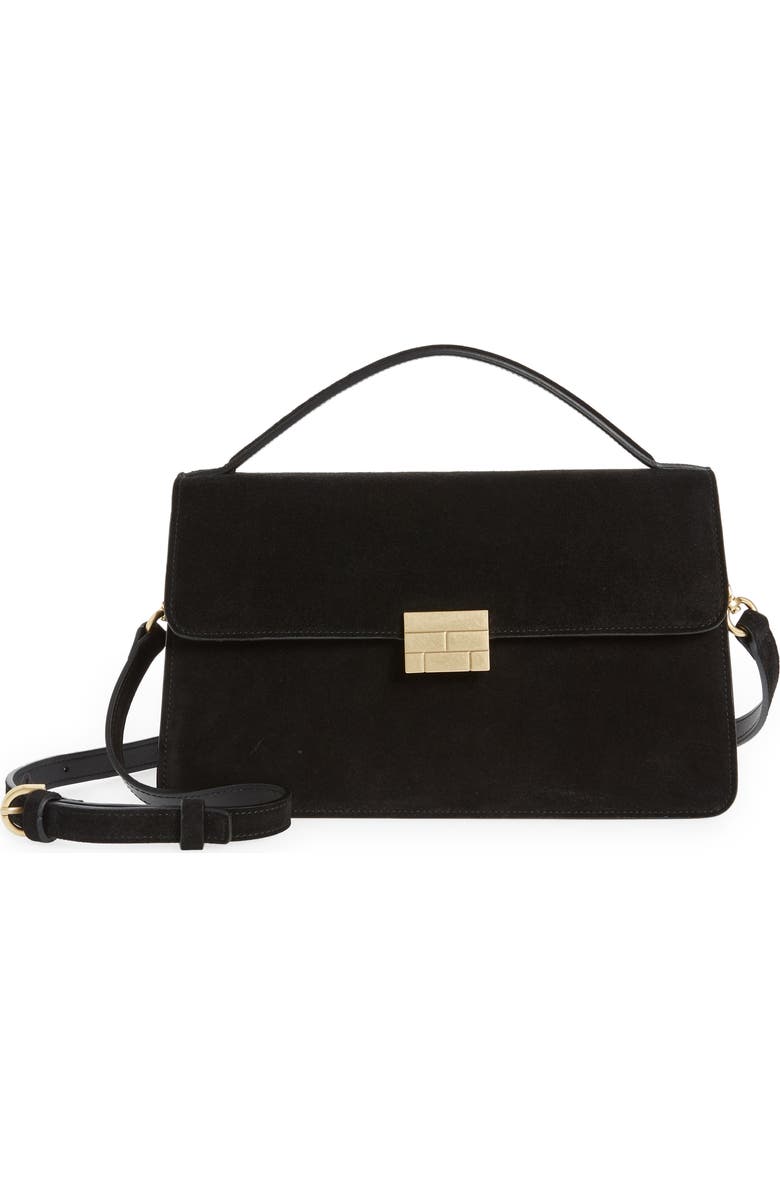 FRAME Le Signature Medium Leather Crossbody Bag, Main, color,