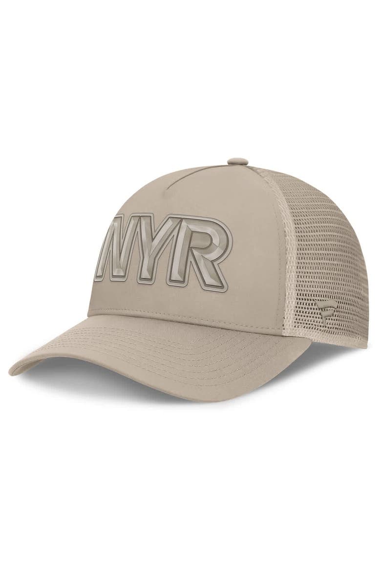 Women's Fanatics Tan New York Rangers Authentic Pro Road Trucker Adjustable Hat, Main, color, Tan