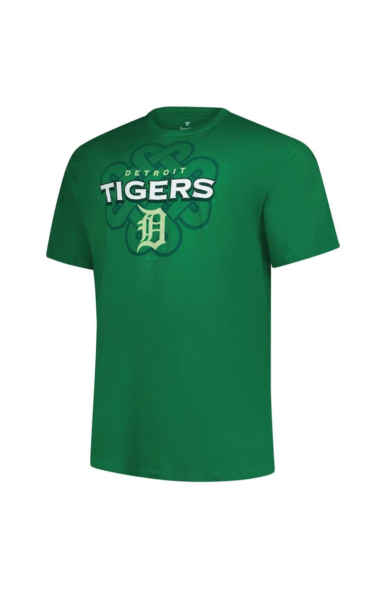 PROFILE Men's Profile Kelly Green Detroit Tigers Big & Tall Celtic T-Shirt, Alternate, color, Kelly Green