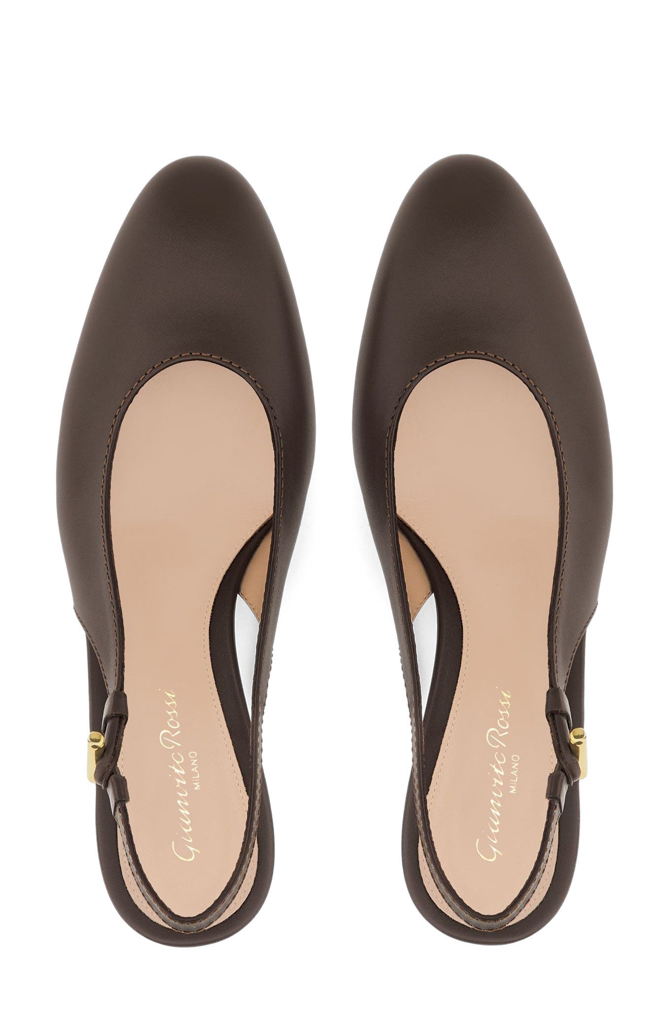Anais Slingback, Alternate, color, Brown Calf Leather