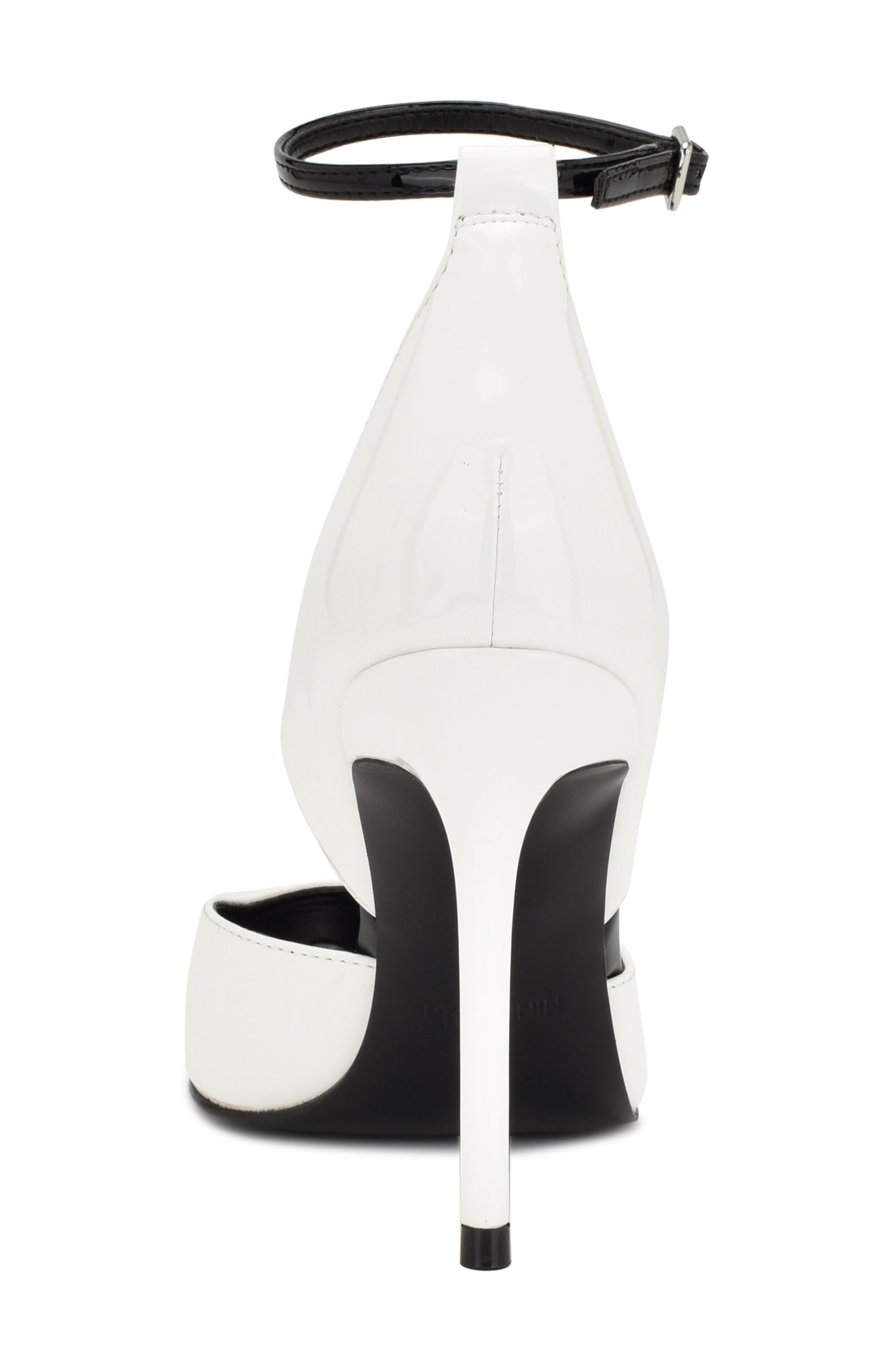 Nine West Finda Pointed Toe Pump, Alternate, color, White