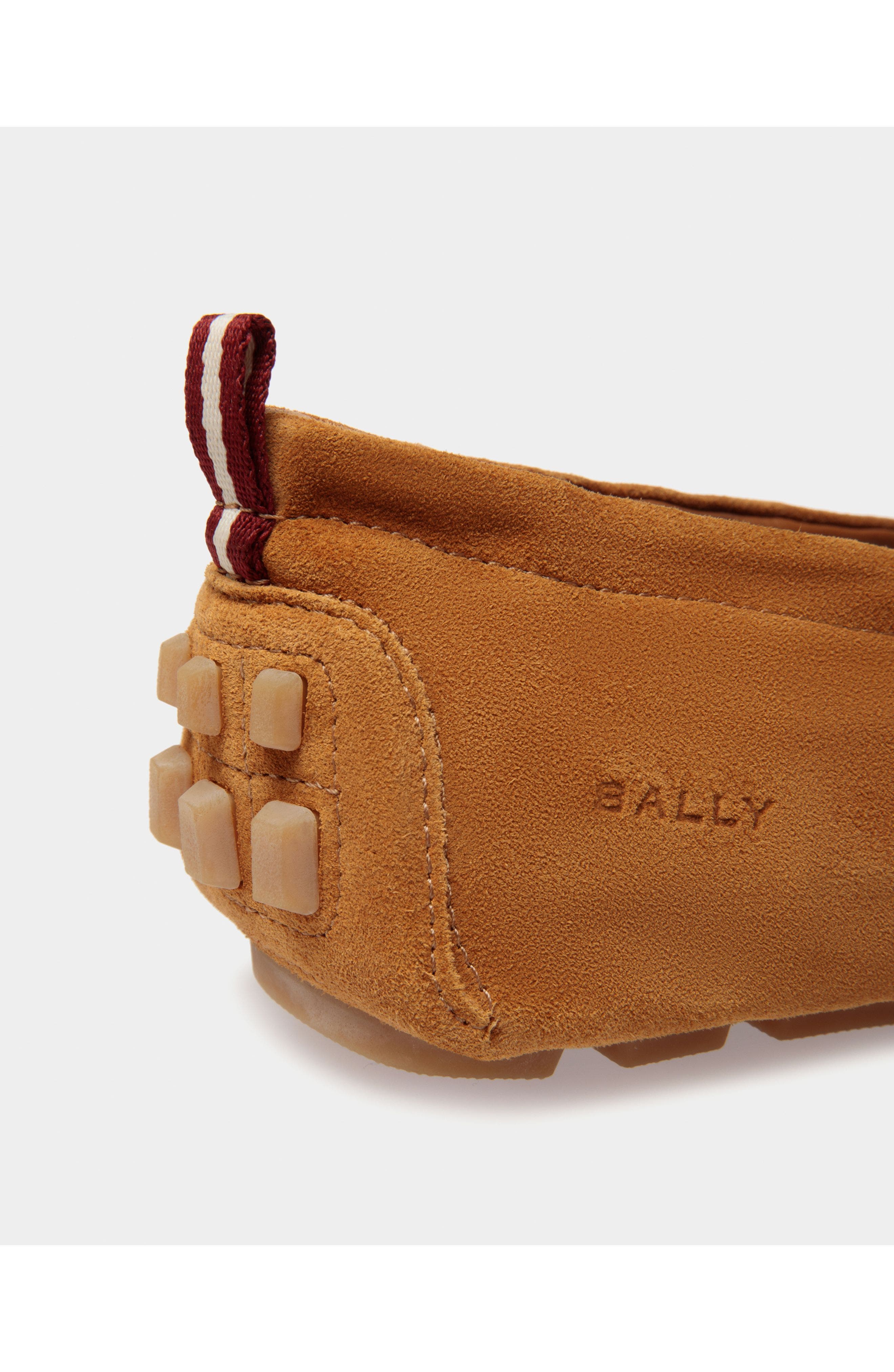 Bally Kerbs Driver in Suede Leather, Alternate, color, Deserto 22